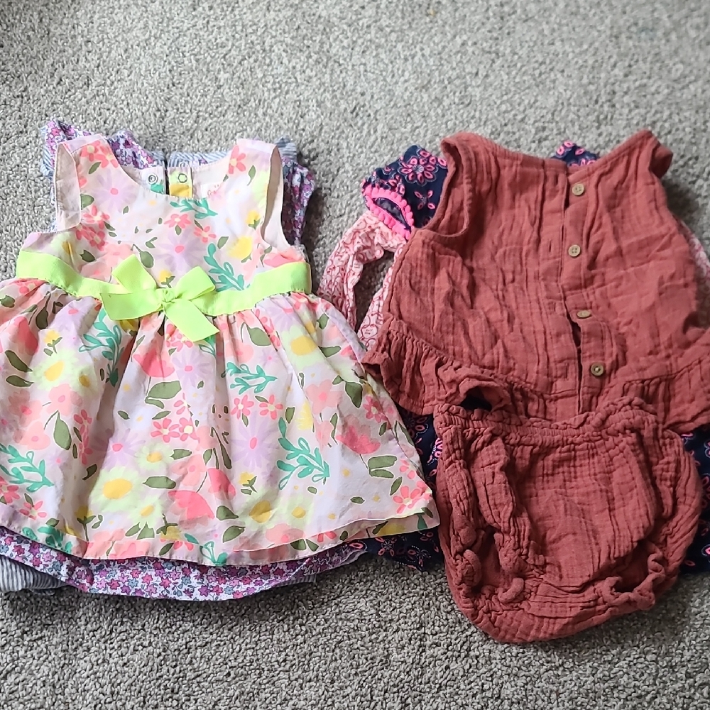BUNDLE 12-18 Months Baby Dresses And Matching Sets And Rompers
